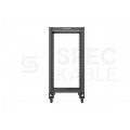 Szafa stojąca OPEN RACK 19" 22U 600x1000mm do serwerów i magazynów energii otwarta czarna LANBERG