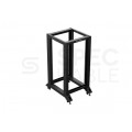 Szafa stojąca OPEN RACK 19" 22U 600x800mm do serwerów i magazynów energii otwarta czarna LANBERG