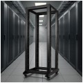 Szafa stojąca OPEN RACK 19" 27U 600x800mm Stojak do serwerów i magazynów energii Otwarta Czarna NEKU