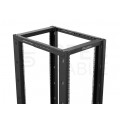 Szafa stojąca OPEN RACK 19" 32U 600x1000mm do serwerów i magazynów energii otwarta czarna LANBERG