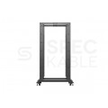 Szafa stojąca OPEN RACK 19" 32U 600x1000mm do serwerów i magazynów energii otwarta czarna LANBERG