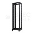 Szafa stojąca OPEN RACK 19" 32U 600x1000mm Stojak do serwerów i magazynów energii Otwarta Czarna NEKU
