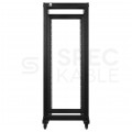 Szafa stojąca OPEN RACK 19" 32U 600x1000mm Stojak do serwerów i magazynów energii Otwarta Czarna NEKU