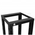 Szafa stojąca OPEN RACK 19" 32U 600x800mm Stojak do serwerów i magazynów energii Otwarta Czarna NEKU