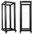 Szafa stojąca OPEN RACK 19" 42U 600x1000mm Stojak do serwerów i magazynów energii Otwarta Czarna NEKU