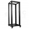 Szafa stojąca OPEN RACK 19" 42U 600x800mm Stojak do serwerów i magazynów energii Otwarta Czarna NEKU
