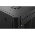 Szafa stojąca RACK 19" 22U 600x600mm drzwi szklane czarna MIRSAN