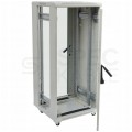 Szafa stojąca RACK 19" 22U 600x600mm drzwi szklane czarna TOTEN G7