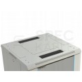Szafa stojąca RACK 19" 42U 600x1000mm drzwi szklane szara TOTEN G7