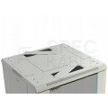 Szafa stojąca RACK 19" 42U 600x1000mm drzwi szklane szara TOTEN G7