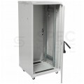 Szafa stojąca RACK 19" 42U 600x1000mm drzwi szklane szara TOTEN G7