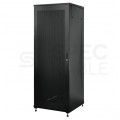 Szafa stojąca RACK 19" 42U 600x1000mm perforowana serwerowa czarna 800kg Q-LANTEC