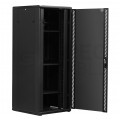 Szafa stojąca RACK 19" 42U 800x800mm drzwi szklane wyposażona czarna GT