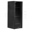 Szafa stojąca RACK 19" 42U 800x800mm drzwi szklane wyposażona czarna GT