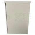 Szafa wisząca RACK 10" 4,5U 300mm drzwi szklane szara NETRACK S-Line