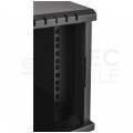 Szafa wisząca RACK 10" 4U 280mm drzwi szklane czarna