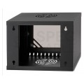 Szafa wisząca RACK 10" 4U 280mm drzwi szklane czarna