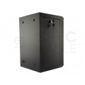 Szafa wisząca RACK 10" 9U 300mm drzwi szklane czarna NEKU TS