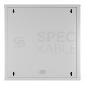Szafa wisząca RACK 19" 12U 500mm COM-BOX 3x półka 2x wentylator z termostatem analogowym MIRSAN