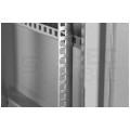 Szafa wisząca RACK 19" 12U 600mm drzwi szklane szara Polska Szafa Rack
