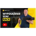 Szafa wisząca RACK 19" 12U 600mm zewnętrzna hermetyczna drzwi pełne z zamkiem szara IP55 ALANTEC