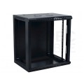 Szafa wisząca RACK 19" 15U 600mm drzwi szklane czarna NEKU TS BOX