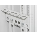 Szafa wisząca RACK 19" 2U skrzynka uniwersalna typu TPR 120mm szara CATV NEKU