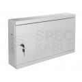 Szafa wisząca RACK 19" 2U skrzynka uniwersalna typu TPR 120mm szara CATV NEKU