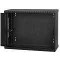 Szafa wisząca RACK 19" 3U typu skrzynka uniwersalna TPR 180mm czarna CATV