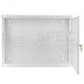 Szafa wisząca RACK 19" 3U typu skrzynka uniwersalna TPR 180mm szara CATV