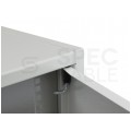 Szafa wisząca RACK 19" 4,5U 350mm drzwi pełne szara NEKU