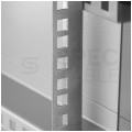 Szafa wisząca RACK 19" 4,5U 400mm drzwi szklane szara Polska Szafa Rack