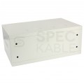 Szafa wisząca RACK 19" 4U 350mm drzwi pełne szara
