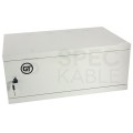 Szafa wisząca RACK 19" 4U 350mm drzwi pełne szara