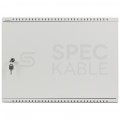 Szafa wisząca RACK 19" 4U+3U+ DIN typu skrzynka uniwersalna 540x200mm szara CATV LANBERG