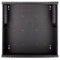 Szafa wisząca RACK 19" 4U+3U typu skrzynka uniwersalna TPR 180mm czarna CATV