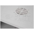 Szafa wisząca RACK 19" 4U 450mm drzwi szklane szara BOX