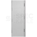 Szafa wisząca RACK 19" 6U 330mm drzwi szklane szara NEKU narożna