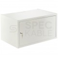 Szafa wisząca RACK 19" 6U 350mm drzwi pełne szara NEKU