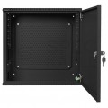 Szafa wisząca RACK 19" 6U+3U DIN typu skrzynka uniwersalna 540x200mm czarna CATV LANBERG