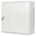 Szafa wisząca RACK 19" 6U+3U DIN typu skrzynka uniwersalna 540x200mm szara CATV LANBERG