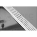 Szafa wisząca RACK 19" 6U 550mm dzielona drzwi szklane szara Polska Szafa Rack