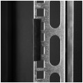 Szafa wisząca RACK 19" 7U 400mm drzwi szklane czarna SOHO-BOX MIRSAN