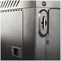 Szafa wisząca RACK 19" 9U 450mm drzwi pełne czarna NEKU TS BOX