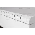 Szafa wisząca RACK 19" 9U 450mm drzwi szklane szara PRO