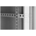 Szafa wisząca RACK 19" 9U 550mm dzielona drzwi szklane szara Polska Szafa Rack
