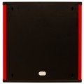 Szafa wisząca RACK 19" 9U 600mm drzwi szklane czerwono-czarna GT