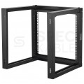 Szafa wisząca, rama OPEN RACK 19" 9U 450mm czarna