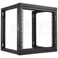 Szafa wisząca, rama OPEN RACK 19" 9U 450mm czarna