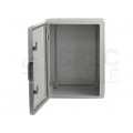 Szafka hermetyczna IP65 rozdzielnica plastikowa 310x410x230mm z płytą montażową szara nieprzezroczysta